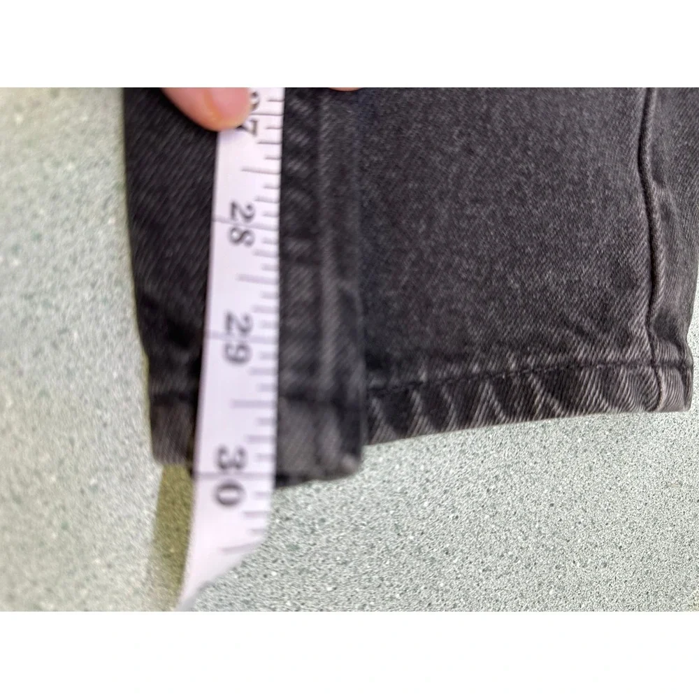 Vintage Levis 505 Orange Tab Jeans Mens 38x30 Faded Black Straight Leg Denim